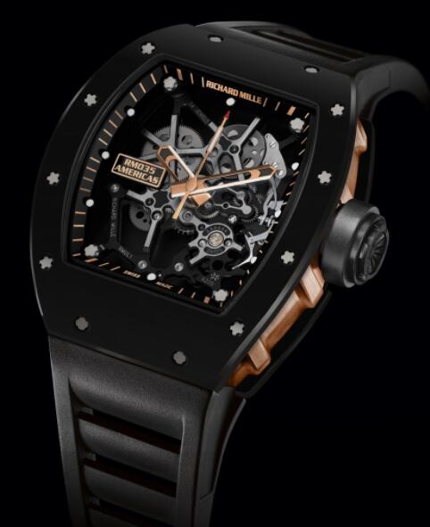 Replica Richard Mille RM 035 Men RM 035 GOLD AND CERAMIC watch